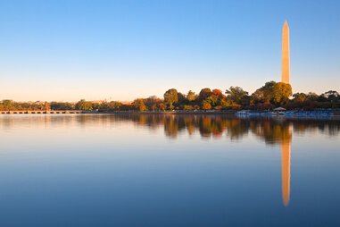 Sunset over the Washington Monument