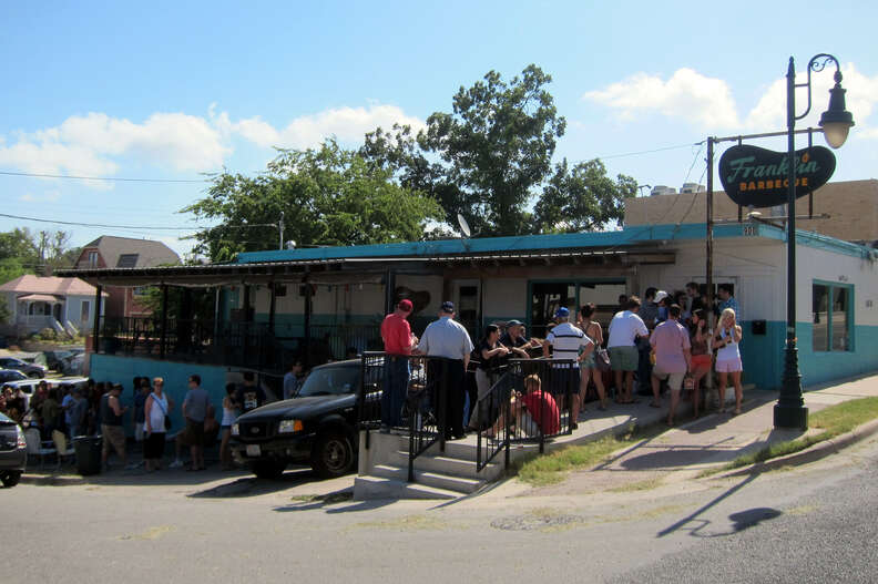 Franklin barbecue austin long line