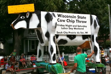 Wisconsin State Cow Chip Throw