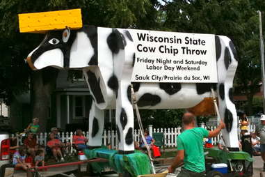 Wisconsin State Cow Chip Throw
