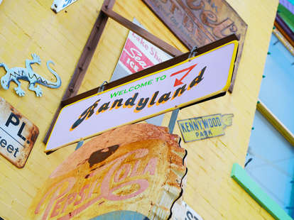 The sign for Randyland in Pittsburgh 