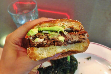 Burger at Belcampo Meat Co.