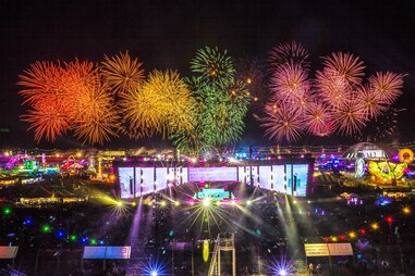 EDC Las Vegas fireworks