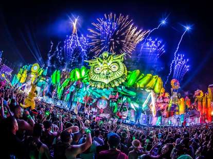 electric daisy carnival background