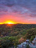 Sunset in Shawnee National Forest 