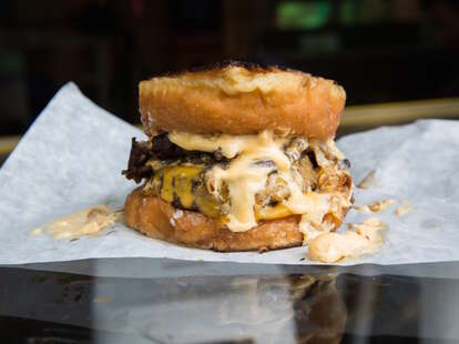 PYT donut burger