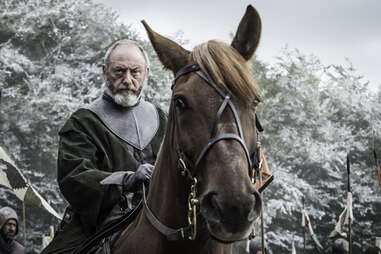 Liam Cunningham as Davos Seaworth in Battle of the Bastards