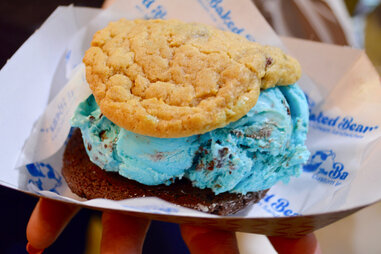Birthday cake mint ice cream sandwich The Baked Bear Phoenix