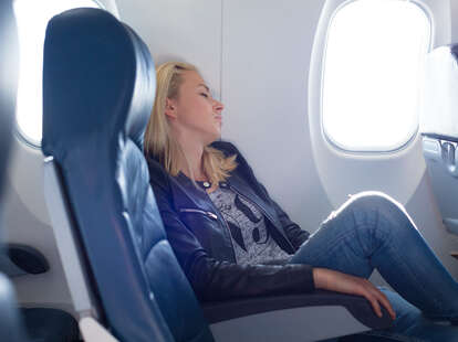 sleep on planes