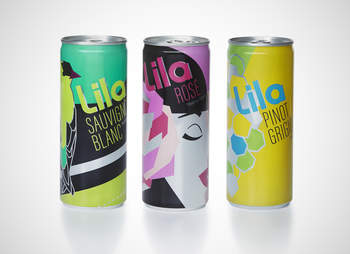 Lila Sauvignon Blanc canned wine