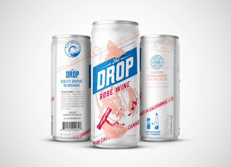 The Drop canned wine