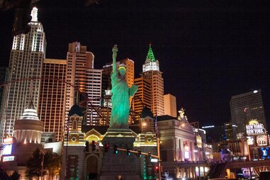 Statue of liberty replica Vegas