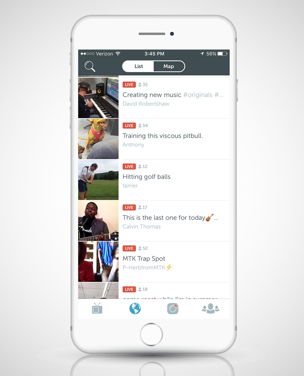 periscope app in iphone 6