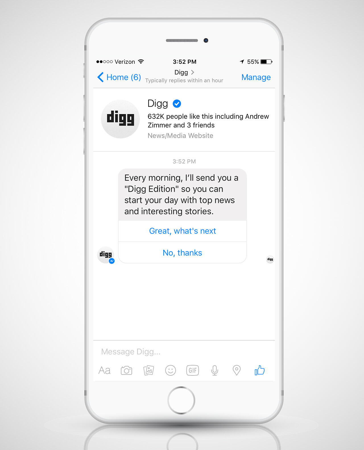 facebook messenger on iphone 6