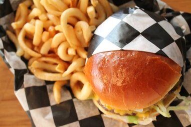 Burger at Parts and Labor Chicago