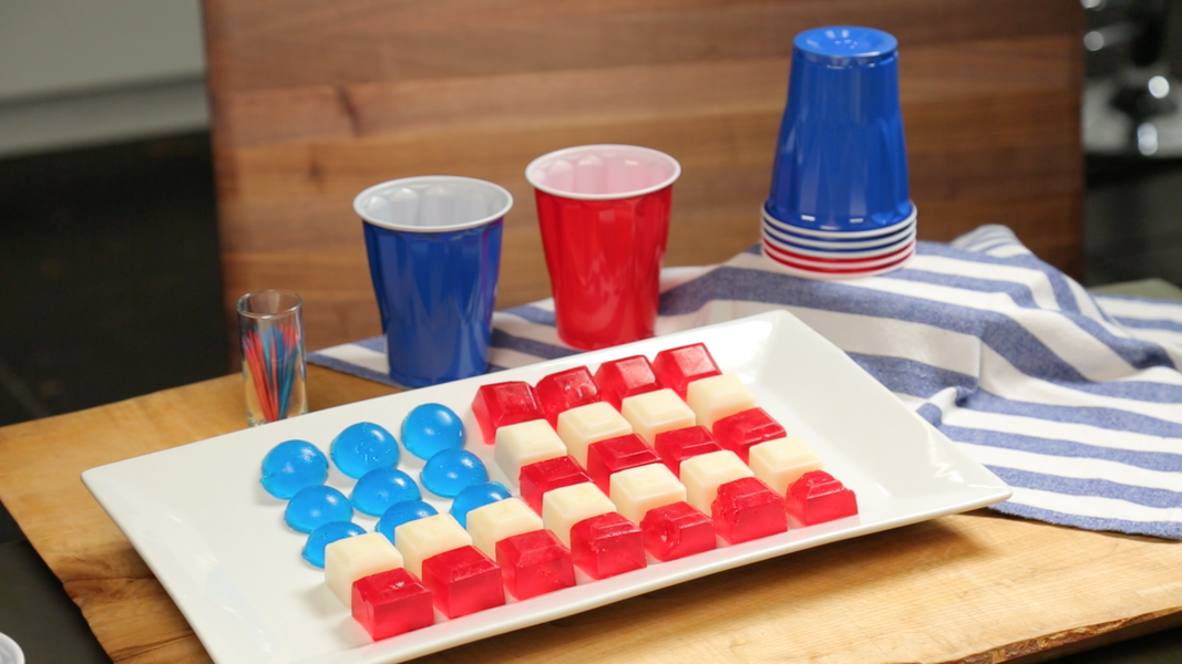 American Flag JellO Shot Recipe Video Thrillist