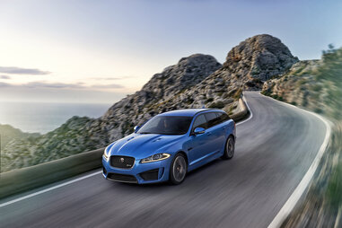 The Jaguar XFR-S Sportbrake is not sold in the US