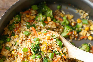 10-minute healthy cauliflower rice