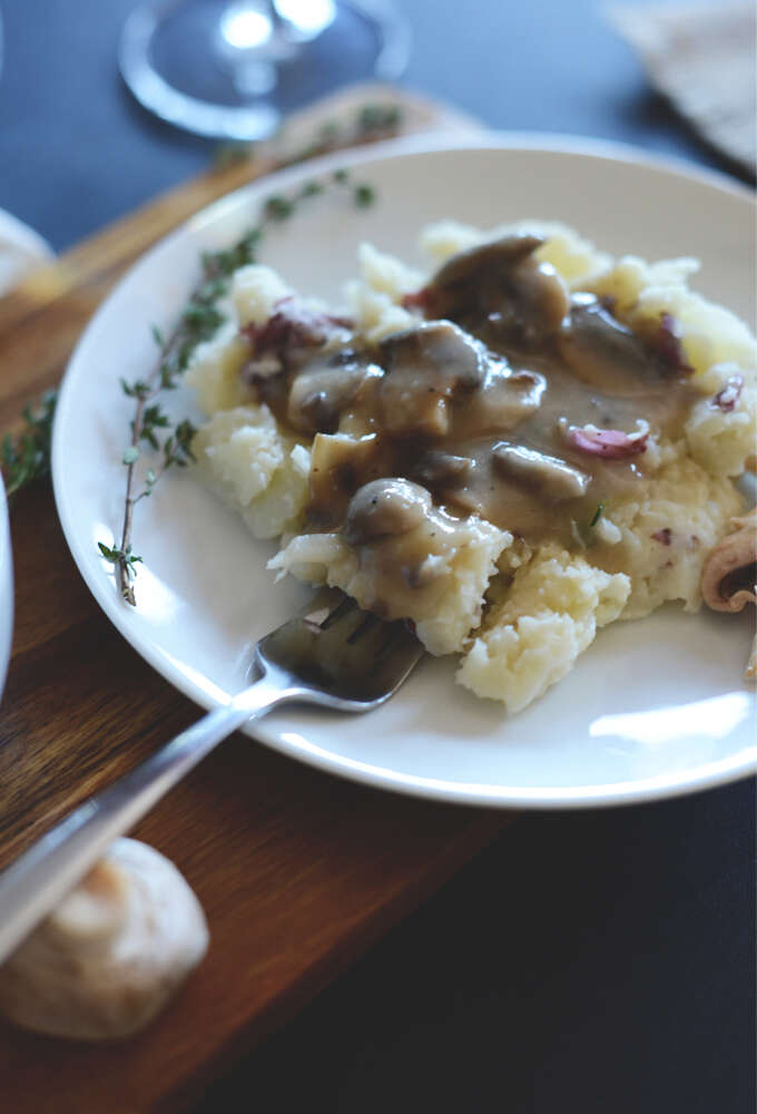 Cauliflower mashed potatoes