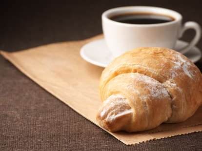 croissant coffee