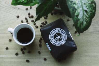 Coffee beans at Dessert Oasis