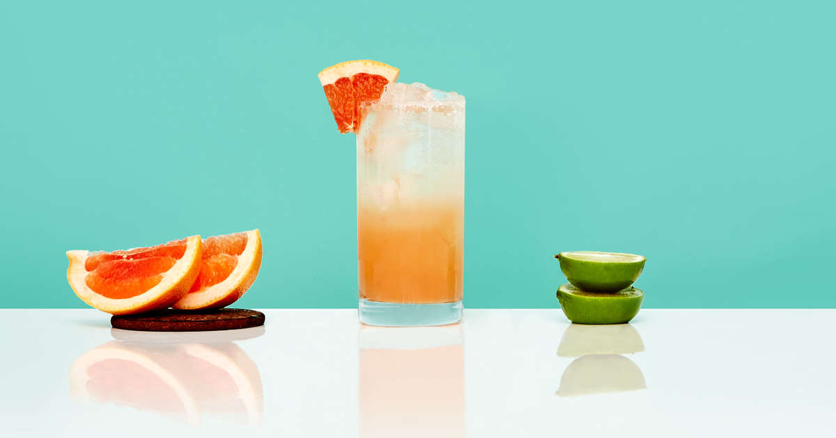 Easy Frozen Paloma Cocktail • The Fresh Cooky