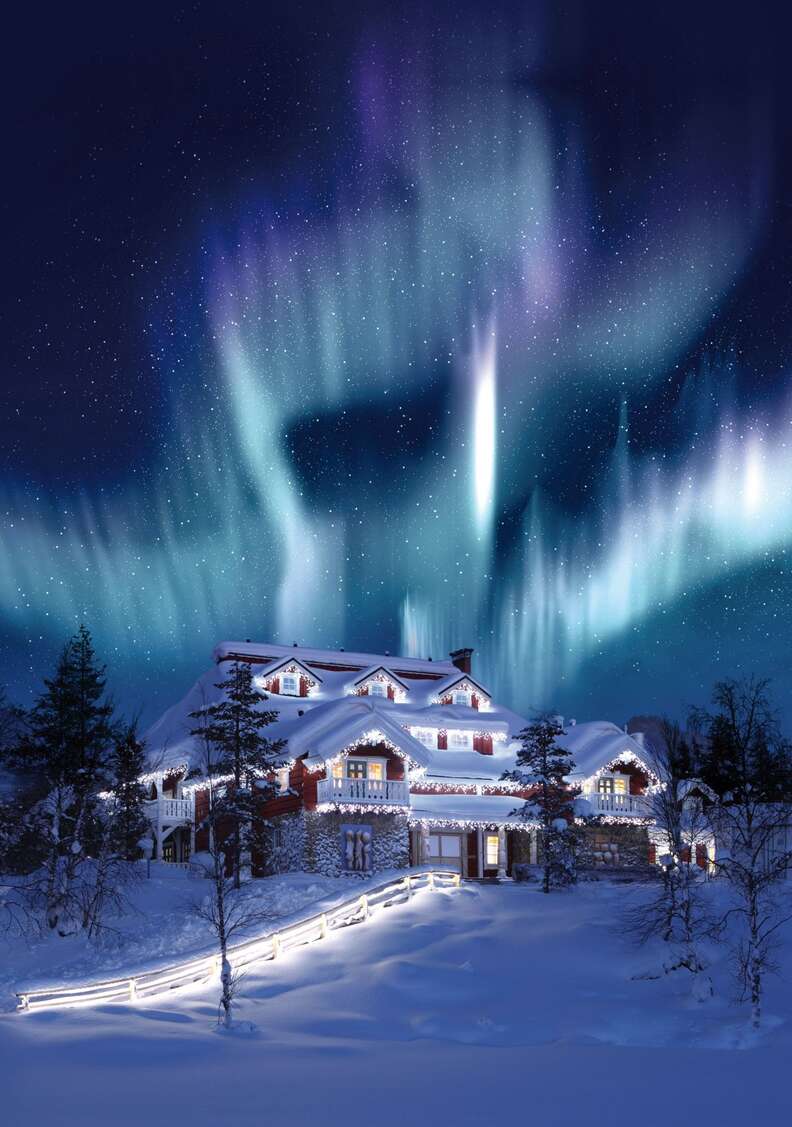 northern lights igloo