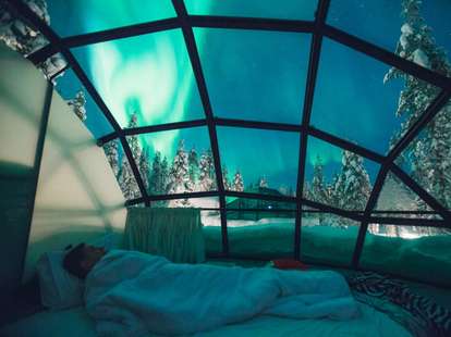 Watch the Northern Lights in Bed From These Glass Igloos - Thrillist