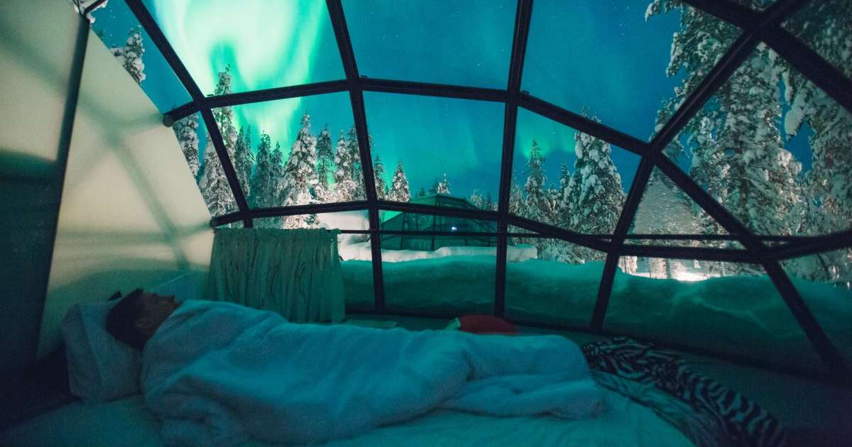 Watch The Northern Lights In Bed From These Glass Igloos