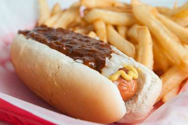 Ben's Chili Bowl hot dog