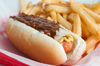 Ben's Chili Bowl hot dog