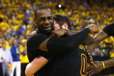 Lebron after win