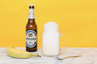 banana ice cream float