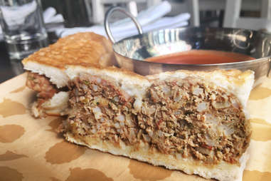 Meatball panini
