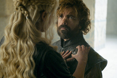tyrion and daenerys on Game of thrones season 6 finale