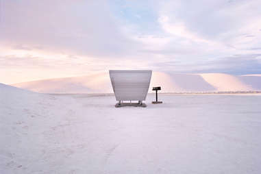 White Sands Naitonal Monument Rest Stop