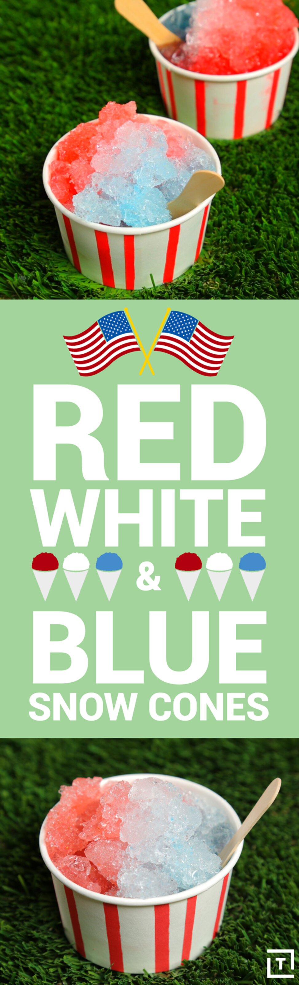 Boozy Red White And Blue Snow Cones Recipe Video Thrillist