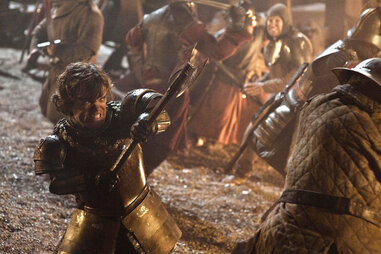 Peter Dinklage as Tyrion Lannister in the Game of Thrones episode Blackwater
