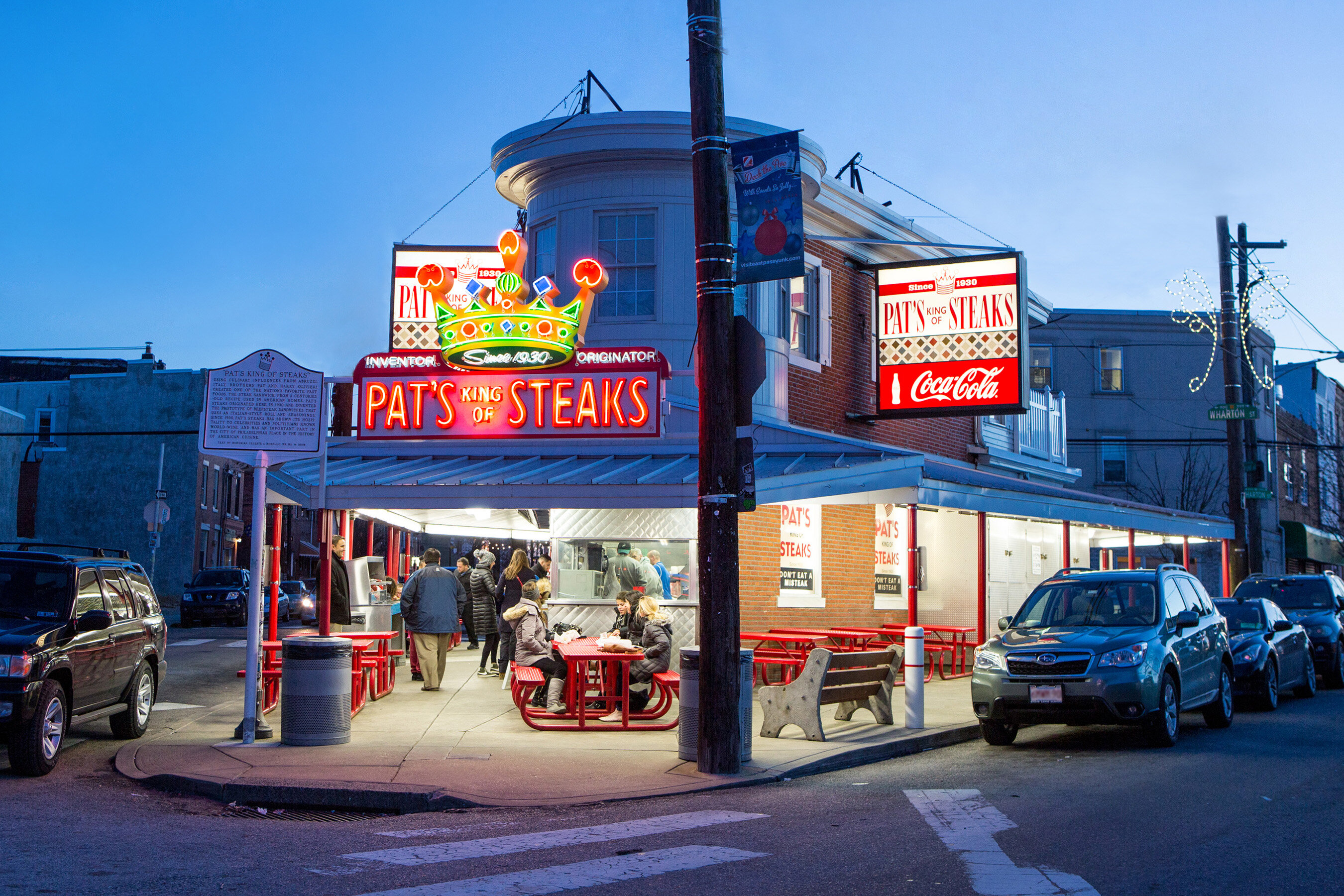 Pat’s cheesesteak
