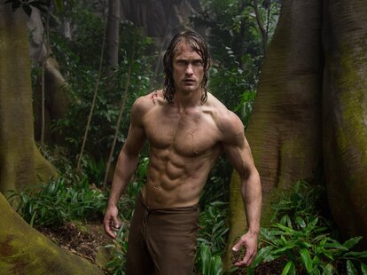 the legend of tarzan alexander skarsgard shirtless abs