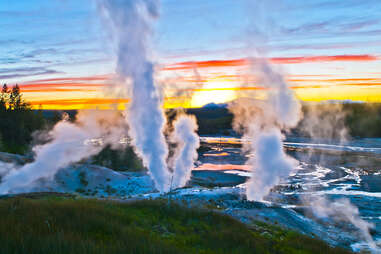 Geysers at Yellowstone National Park