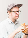 Man eating a sandwich