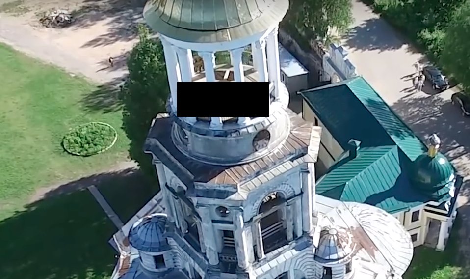 Drone Video Captures Couple Having Sex In A Church Steeple