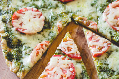 Grilled Pesto Pizza