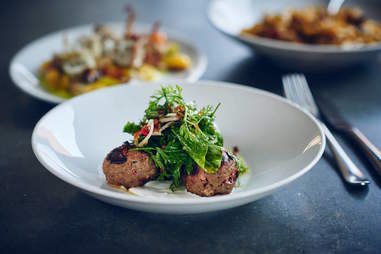 bestia meatball plate
