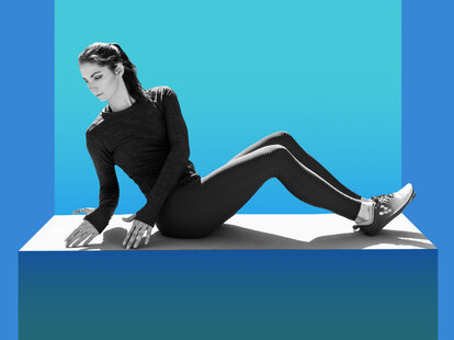 Woman doing ab workouts