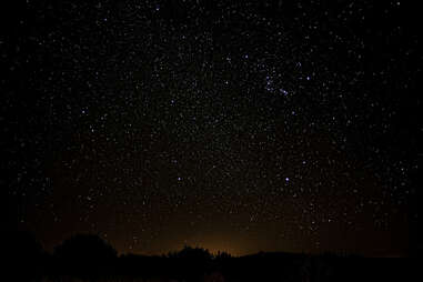Texas sky at night