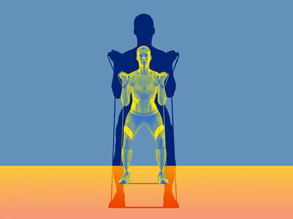 Resistance band workout