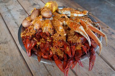 Cajun crawfish