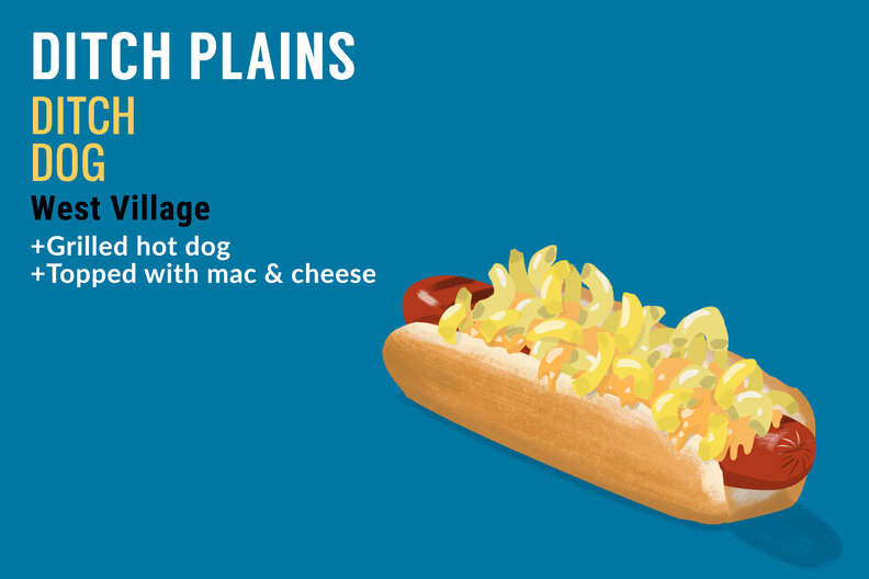 Ditch Dog hot dog illustration